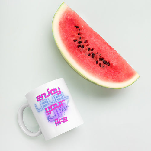 DIVA ANGEL Enjoy Your Life | White | Mug