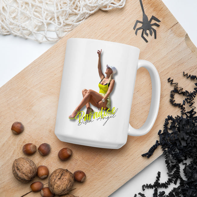 DIVA ANGEL Limited Edition Paradise Mug – Coffee & Tea Cup