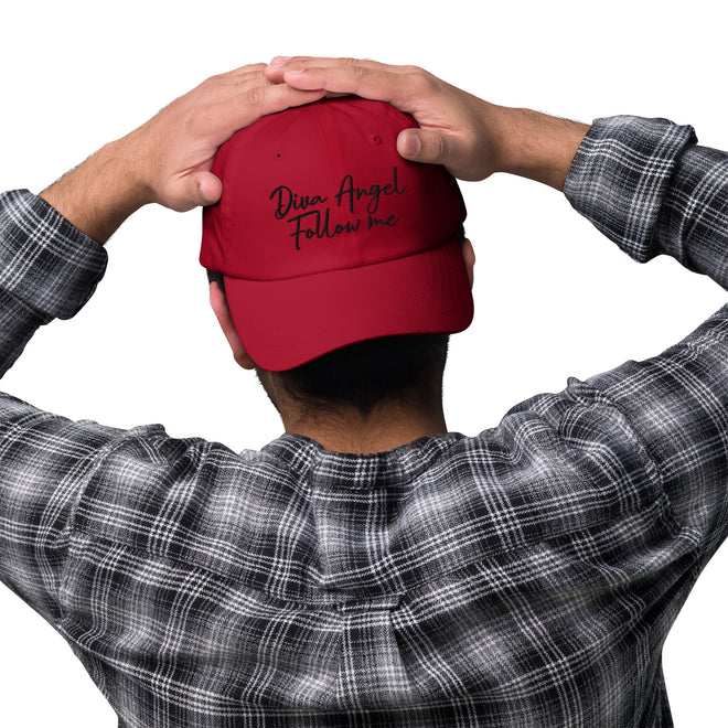 DIVA ANGEL “Follow Me” Streetwear Cap – Signature Stitch Urban Style, Everyday Fit