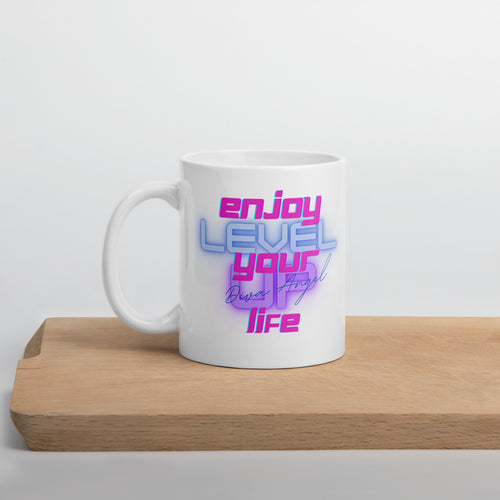 DIVA ANGEL Enjoy Your Life | White |  Mug