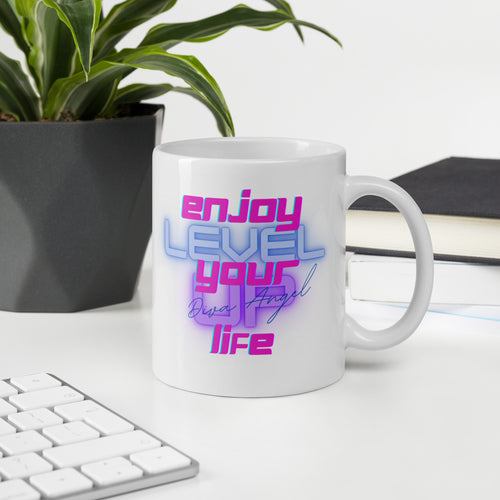 DIVA ANGEL Enjoy Your Life | White |  Mug