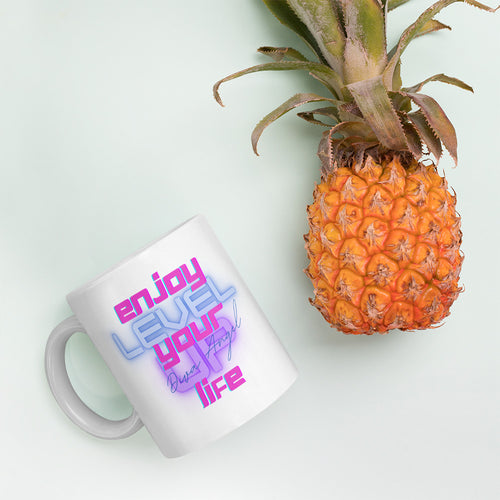 DIVA ANGEL Enjoy Your Life | White |  Mug